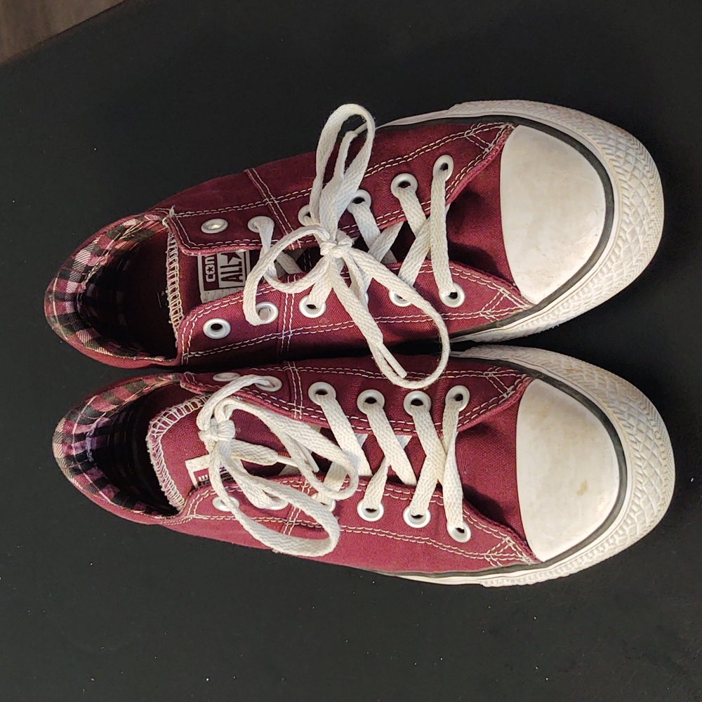 Converse Maroon LowTops